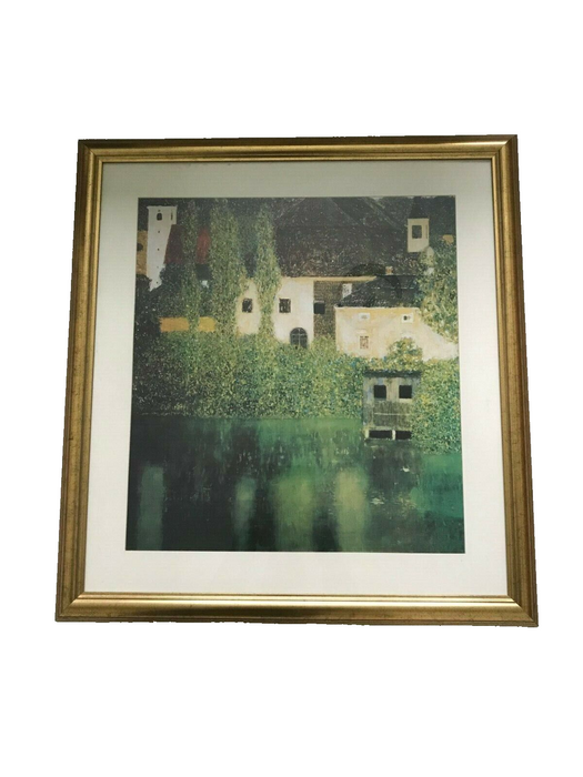 Specially produced for JOHN LEWIS Castle on Lake Atter 775/1013 Framed ART