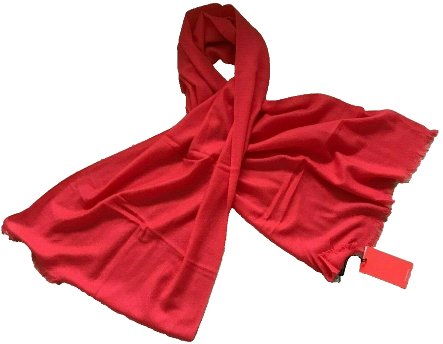 Paul Smith Scarf Wool Cashmere blend Unisex Coral Scarf