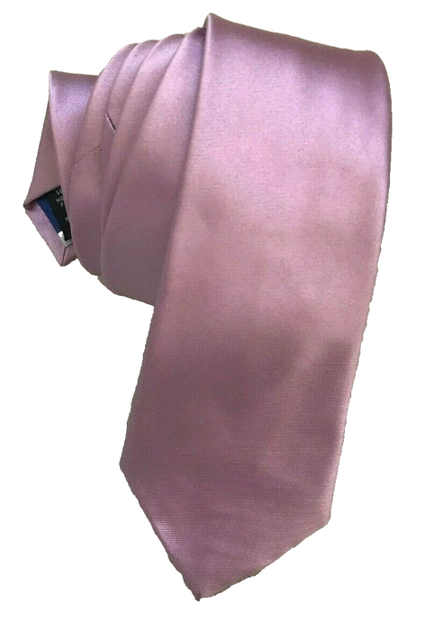 Paul Smith Plain Pink Tie - 6cm Blade - Italian Style Essential!