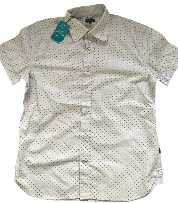 Paul Smith Shirt Purple Dot Short Sleeve Shirt - L - p2p 21"