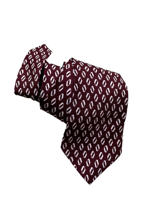 Paul Smith Red Elliptical Silk Tie - Make a Bold Impression