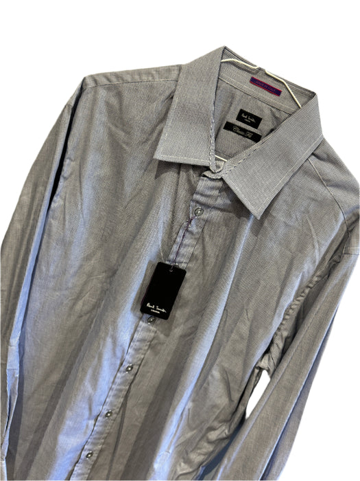 Paul Smith Dogtooth Dress Shirt Slim Fit | Size 17/43 | London Collection 👔