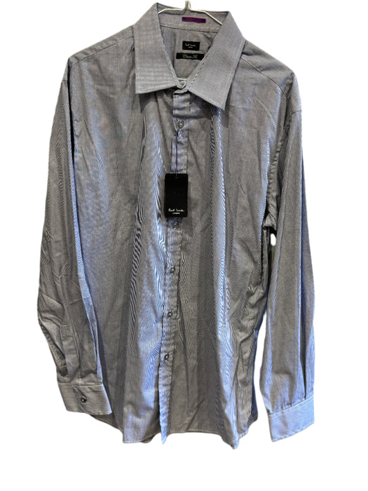 Paul Smith Shirt | Blue Micro check | Size 17 / 43 | Classic fit | London Collection