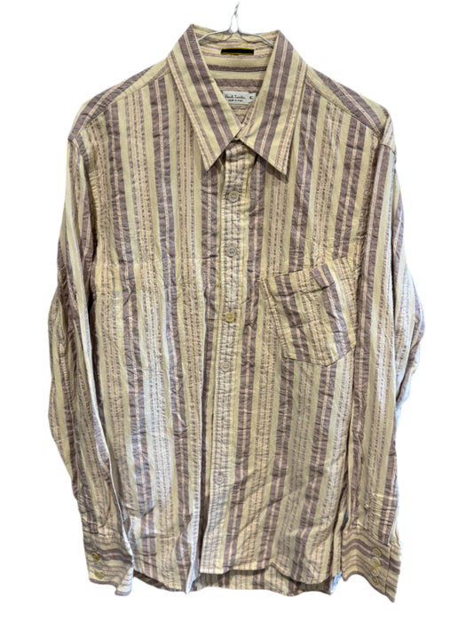 Paul Smith shirt MAINLINE Long Sleeve Purple Stripe Casual Shirt BRAND NEW