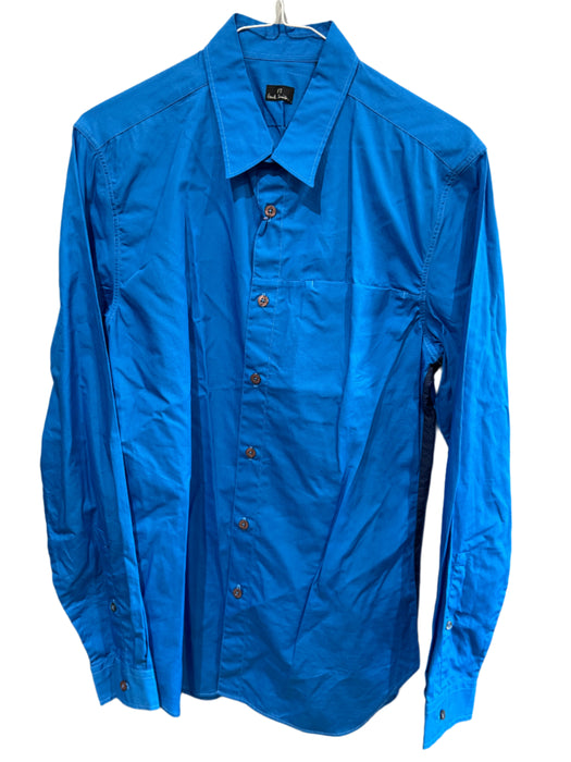 Paul Smith Long Sleeve Shirt | Plain Blue | PS range | Size M