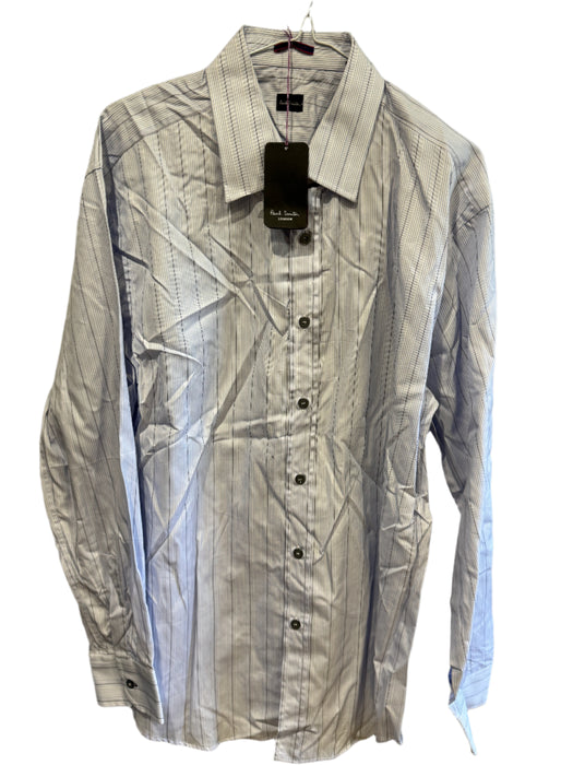 Paul Smith Classic Fit Light Blue Stripe Shirt - Size 16/41
