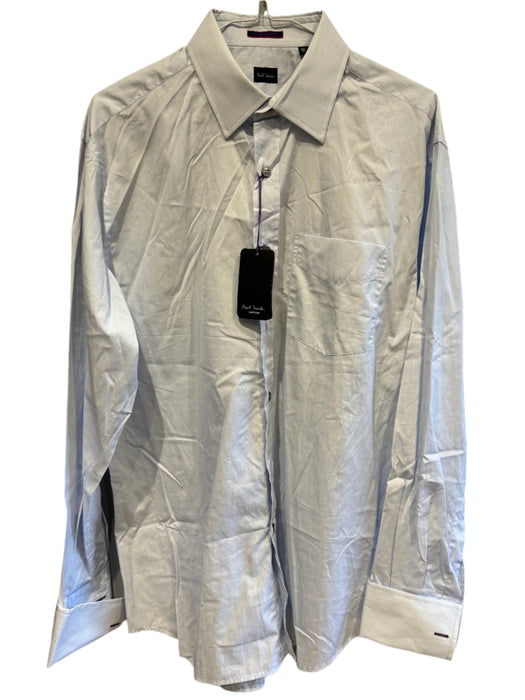 Paul Smith Blue Double Cuff Shirt - Size 15.5/39