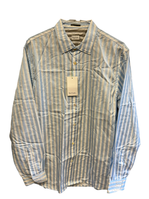 Paul Smith MAINLINE Striped Shirt | Blue/White | Size M | Brand New | RARE