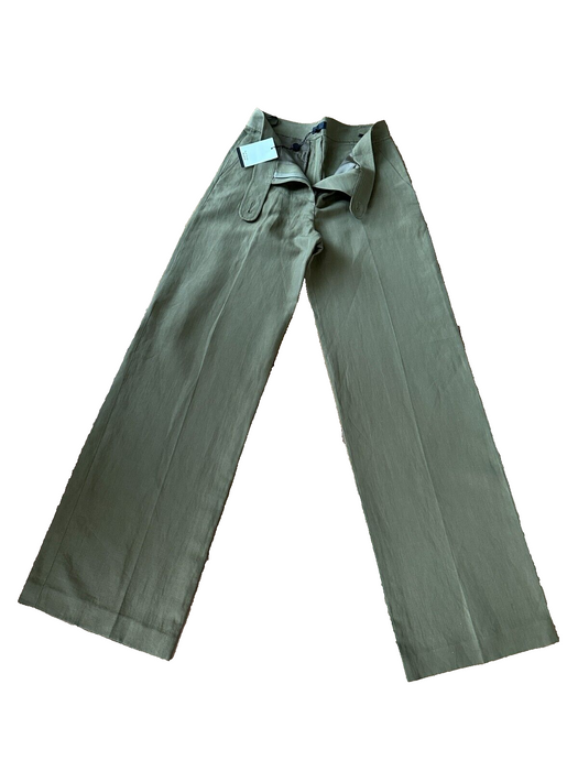 Paul Smith trousers Women Khaki LINEN Trousers 42 / 52