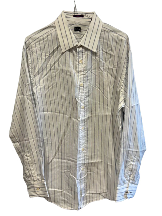 Paul Smith Classic Fit Blue Stripe Shirt - Size 16.5/42