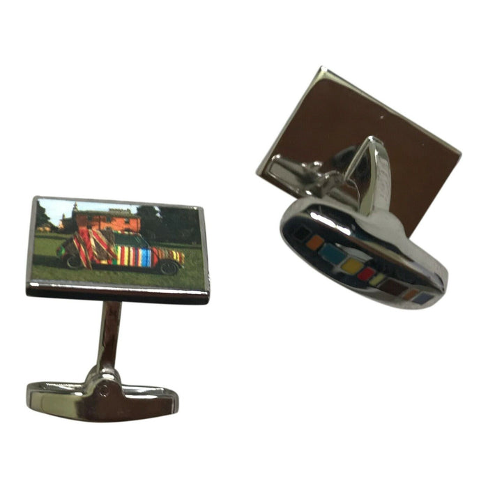Paul Smith MINI Union Jack Cufflinks - Silver-Toned