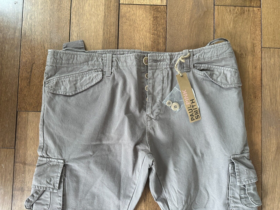 WOMEN'S GREY MULTI-POCKET CARGO TROUSERS - UTILITY CHIC! Size 32