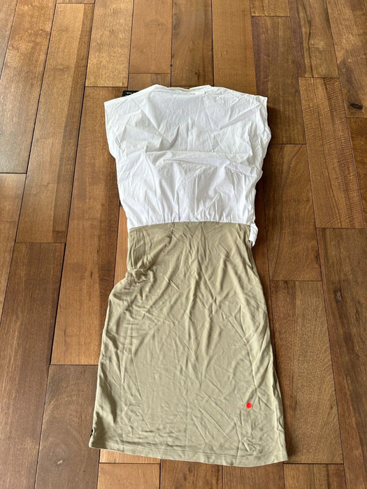 PAUL SMITH WOVEN DRESS - MODERN UTILITY CHIC! 42 / 52 UK 10