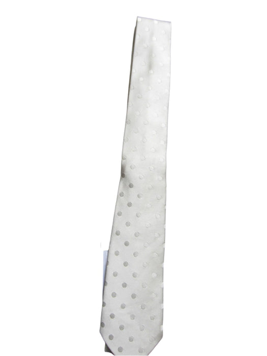Paul Smith Cream Spotted Tie - 6cm Blade - Italian Craftsmanship, Subtle Flair!