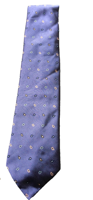 PAUL SMITH Silk Tie | Blue Patterned | 8cm width