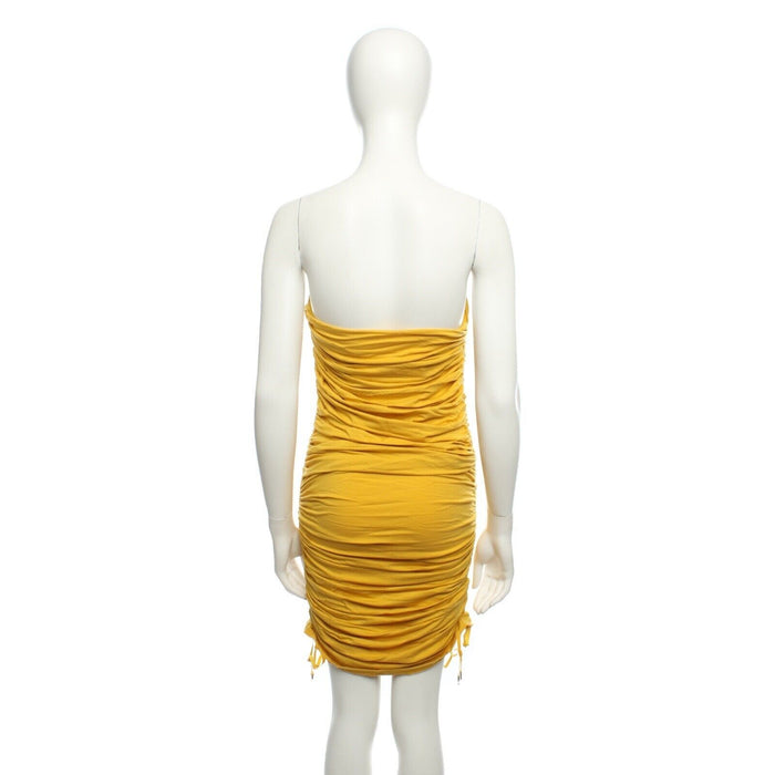 PAUL SMITH BLACK LABEL YELLOW PLEATED DRESS - LUXURIOUS COMFORT & STYLE!