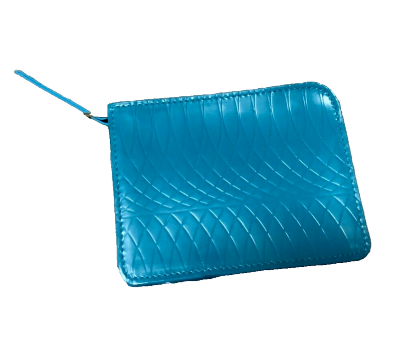 PAUL SMITH NO. 9 PATENT BLUE COIN/CARD PURSE - MAYFAIR STYLE!