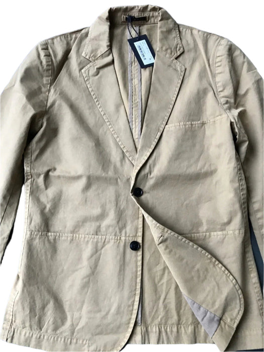 PAUL SMITH TAN 2-BUTTON SINGLE-BREASTED Summer JACKET - REFINED DESIGNER STYLE!