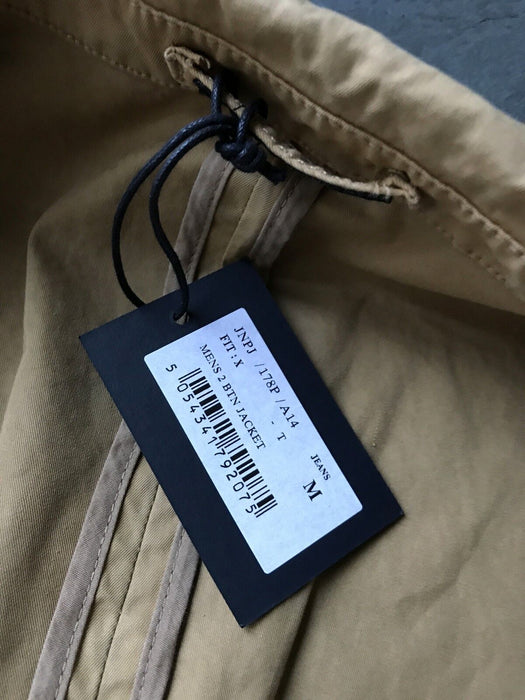 PAUL SMITH TAN 2-BUTTON SINGLE-BREASTED Summer JACKET - REFINED DESIGNER STYLE!