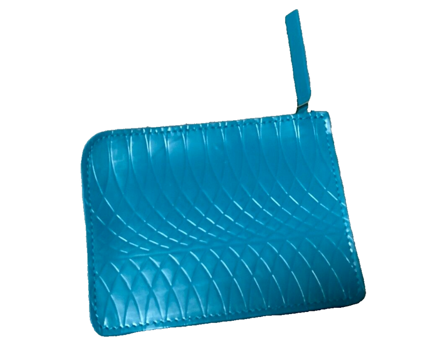 PAUL SMITH NO. 9 PATENT BLUE COIN/CARD PURSE - MAYFAIR STYLE!