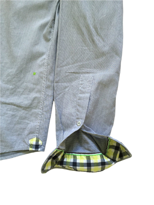 Hugo BOSS GREEN - Casual Shirt - Blue with stripe SLIM FIT  - Size XL