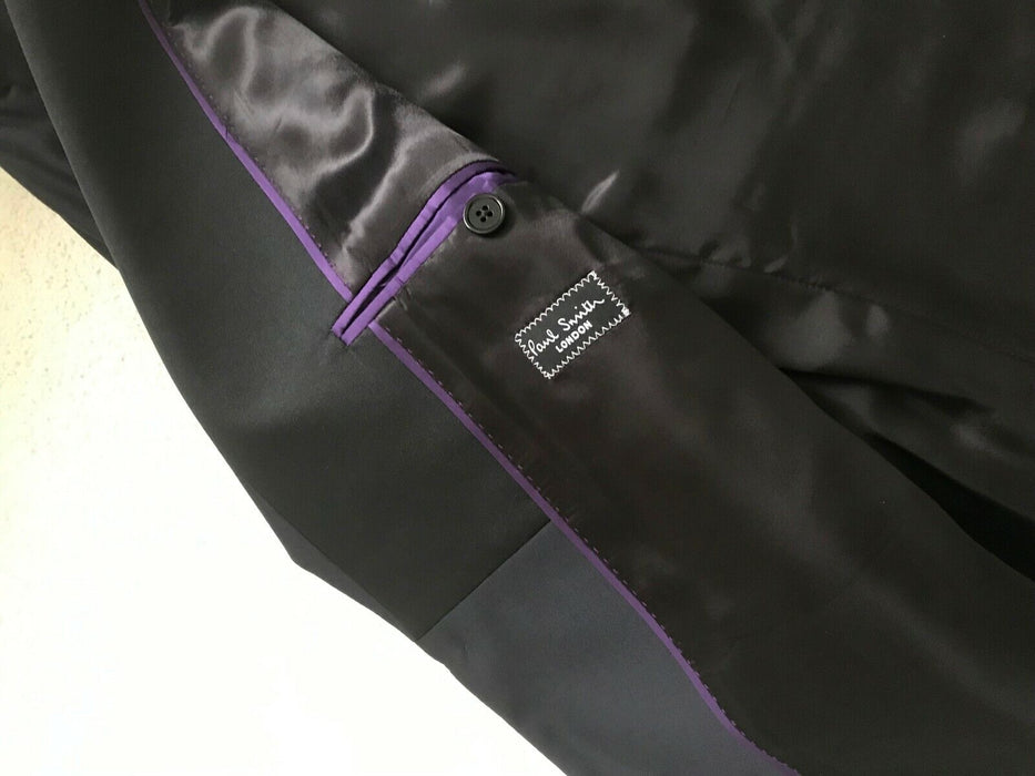 Paul Smith Evening Jacket - Black - Size 40/50 - Own Italian Elegance!