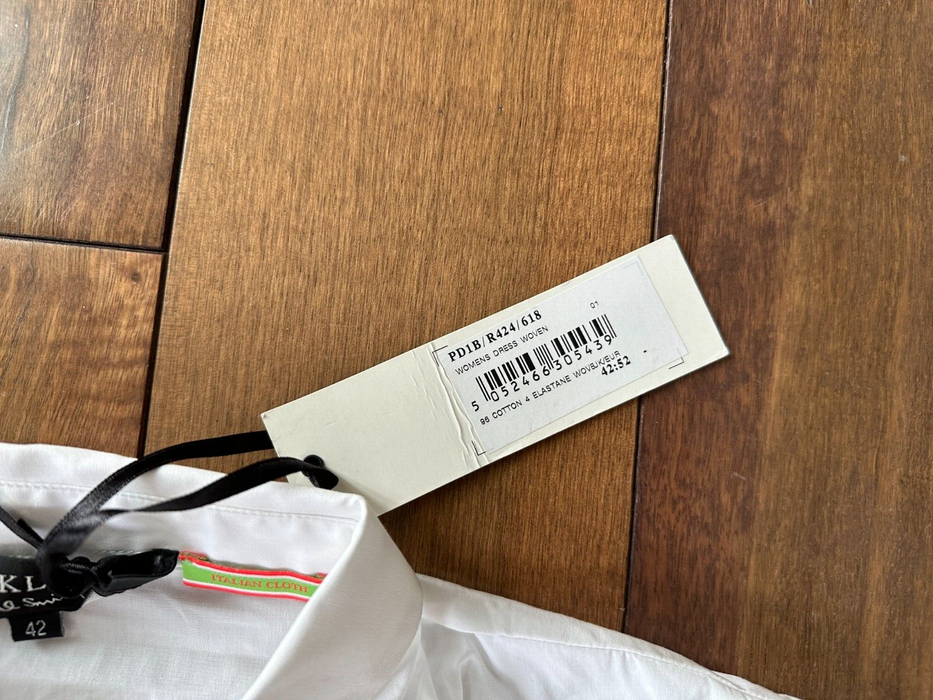 PAUL SMITH WOVEN DRESS - MODERN UTILITY CHIC! 42 / 52 UK 10