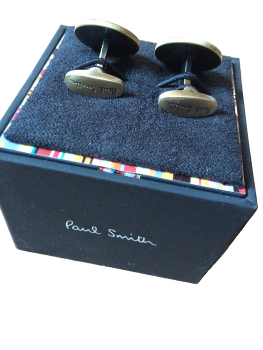 Paul Smith Cufflinks Gunmetal 2D Spider Rare Unique Limited Edition