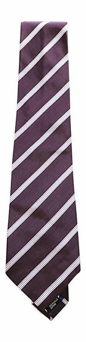 PAUL SMITH Silk Tie | Purple with Diagonal stripes | MAINLINE Collection | 8cm Width