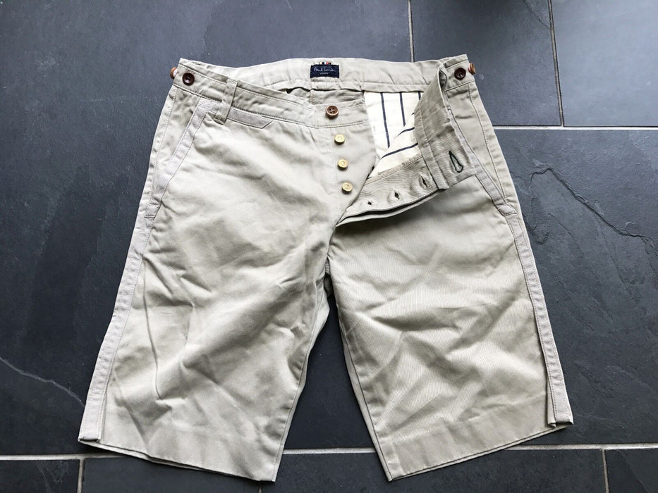 PAUL SMITH IVORY SHORTS - ESSENTIAL SUMMER STYLE! Size 28