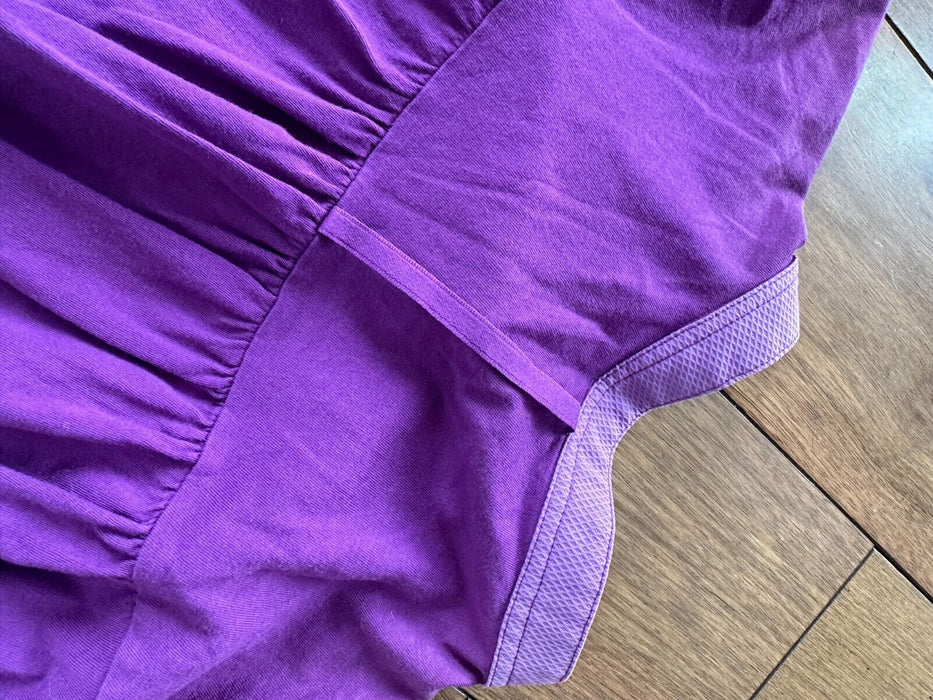 WOMEN'S PURPLE EMBROIDERED SHIRT - DISTINCTIVE DESIGNER STYLE!  size M