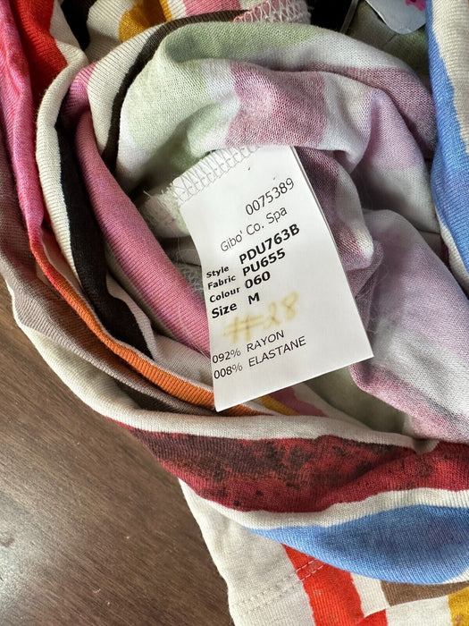 PAUL SMITH WOMEN'S MULTI-COLORED STRIPED SHORTS - BOLD SUMMER STYLE! Size M