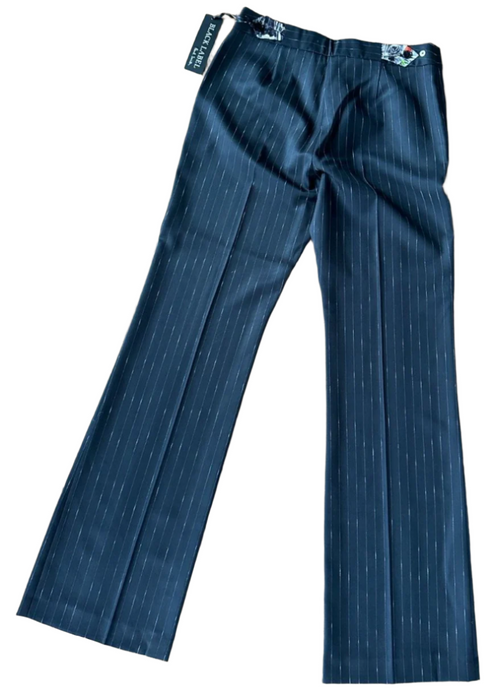 Paul Smith Black Stripe Trousers - Size 44 - Elegant and Sophisticated