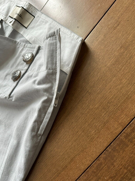 PAUL SMITH LIGHT GREY NAUTICAL TROUSERS - CHIC SEASIDE STYLE!