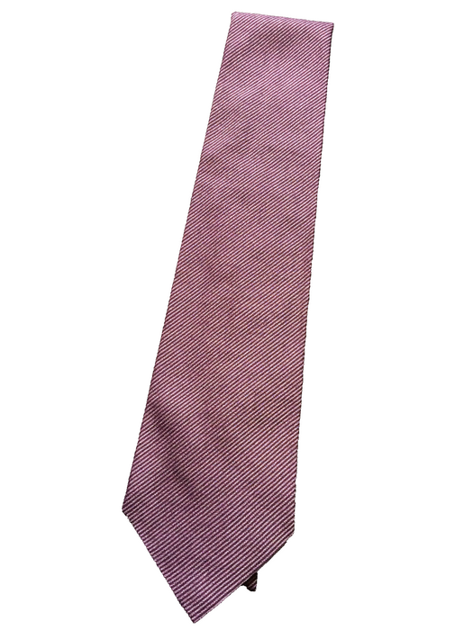 Paul Smith Subtle Stripe Silk Tie - Burnt red with subtle stripe - Elevate Your Style, Invest Now!
