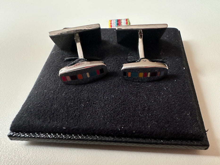 Paul Smith MINI Union Jack Cufflinks - Silver-Toned