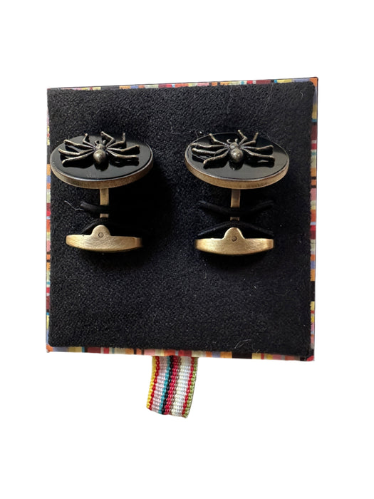Paul Smith Cufflinks Gunmetal 2D Spider Rare Unique Limited Edition