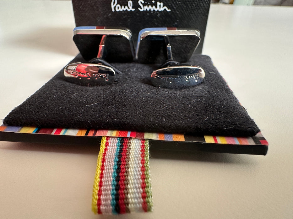 Paul Smith Multicolor Striped  Cufflinks - Gift Boxed
