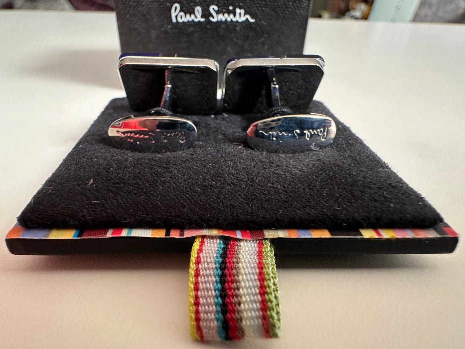 Paul Smith cufflinks multi stripe tab cufflinks
