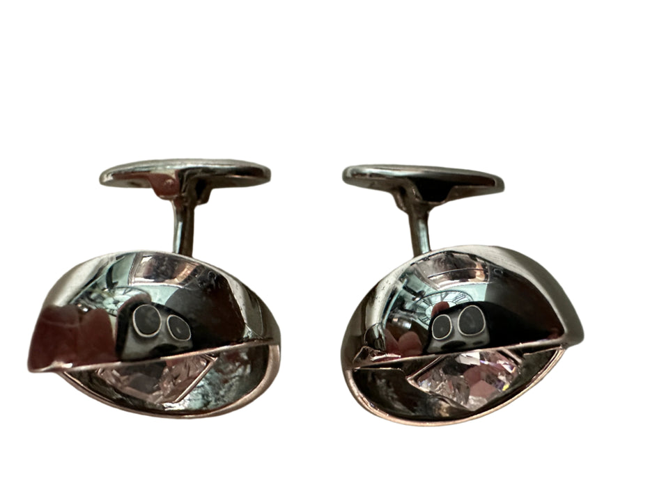 Paul Smith Cufflinks Round with  stone insert