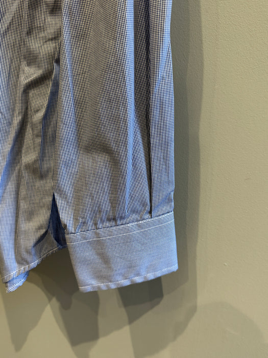 Paul Smith  Shirt | Blue Micro check | Size 17 / 43 | Classic fit | London Collection