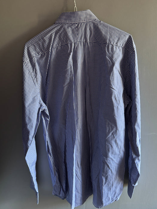 Paul Smith Royal Blue Gingham Check Shirt - Slim Fit - Size 17/43