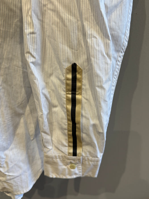 Paul Smith PS Long Sleeve Striped Shirt with Contrast Cuffs - Size M