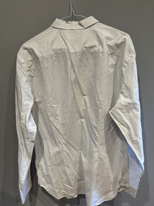 Paul Smith PS Long Sleeve Striped Shirt with Contrast Cuffs - Size M