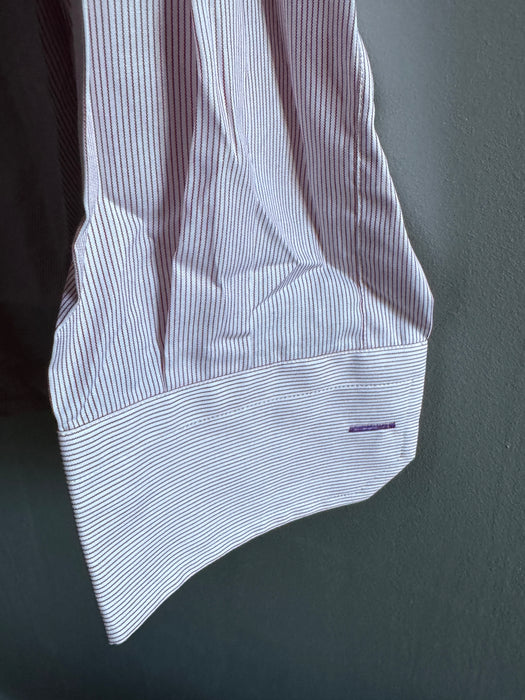 Paul Smith Slim Fit Feint Red Stripe Shirt - Size 16.5/42