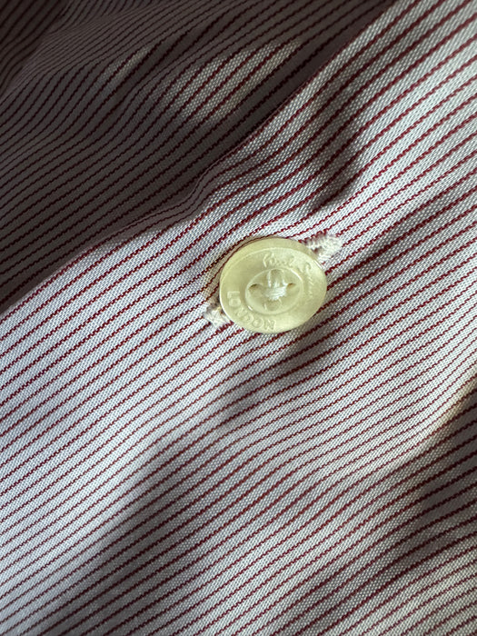 Paul Smith Slim Fit Feint Red Stripe Shirt - Size 16.5/42