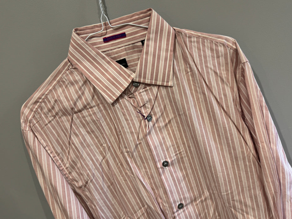 Paul Smith Long Sleeve Single Cuff Shirt - Size 16.5/41