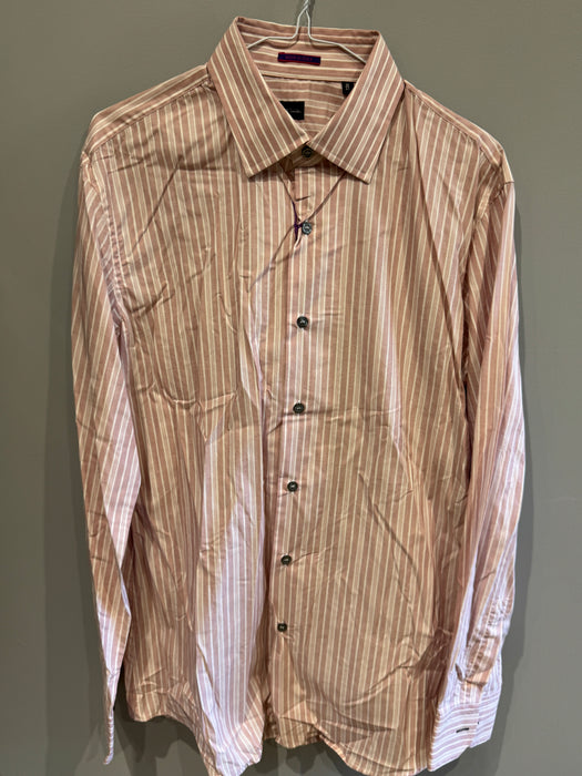 Paul Smith Long Sleeve Single Cuff Shirt - Size 16.5/41