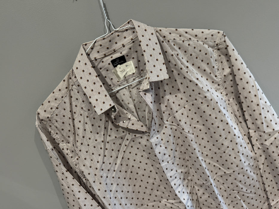 Paul Smith Long Sleeve Graphic Casual Shirt - Size M