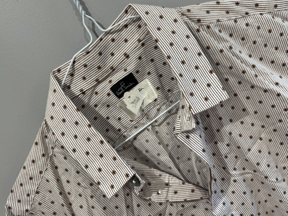 Paul Smith Long Sleeve Graphic Casual Shirt - Size M